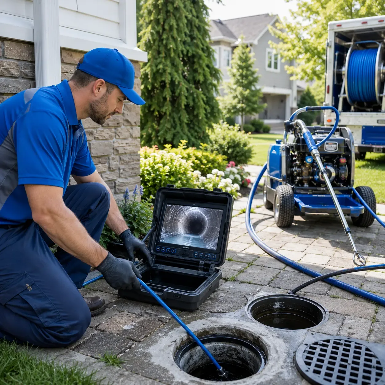 Outdoor drain cleaning professionals serving Santa Cruz, CA